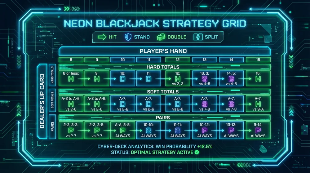 Tabela de Estratégia Básica Blackjack